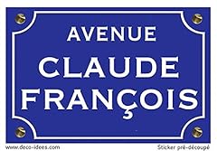 Sticker plaque rue d'occasion  Livré partout en France