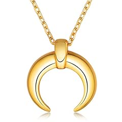 Chicsilver horn necklace for sale  Delivered anywhere in UK