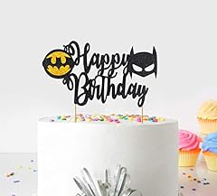Batman Happy Birthday Cake Topper for sale  Delivered anywhere in UK