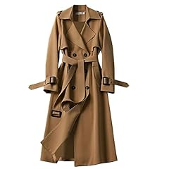 Teptdirio women trench for sale  Delivered anywhere in UK