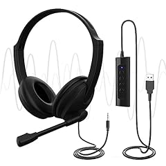 Usb headset microphone for sale  Delivered anywhere in UK