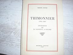 Thimonnier 1793 1857 d'occasion  Livré partout en France