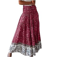 Bohemian skirts women for sale  Delivered anywhere in UK