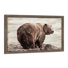 Brown bear framed for sale  Delivered anywhere in USA 