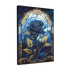 Stained glass blue for sale  Delivered anywhere in USA 