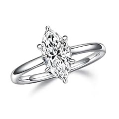 Moosea moissanite engagement for sale  Delivered anywhere in USA 