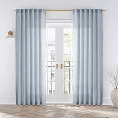 Dusty blue linen for sale  Delivered anywhere in USA 