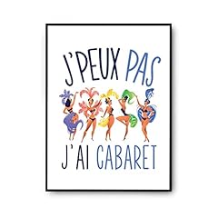 Affiche cabaret blanc d'occasion  Livré partout en France