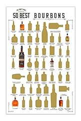 Bourbon scratch poster for sale  Delivered anywhere in USA 