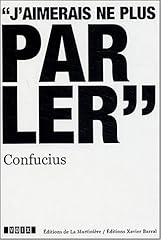 Confucius aimerais parler d'occasion  Livré partout en France