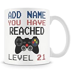 21st Birthday Gamer Gift - Personalised Mug/Cup - Add for sale  Delivered anywhere in UK