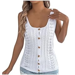 Button tank top for sale  Delivered anywhere in USA 