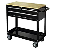 Husky 36 in. 3-Drawer Rolling Tool Cart with Wood Top, for sale  Delivered anywhere in USA 