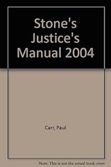 Stone justice manual for sale  Delivered anywhere in UK
