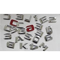 Chrome trunk letters for sale  Delivered anywhere in Ireland