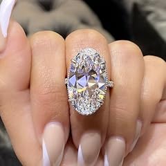Lioysiut 4.0ct oval for sale  Delivered anywhere in USA 