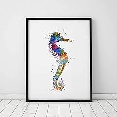 Seahorse watercolor art for sale  Delivered anywhere in USA 