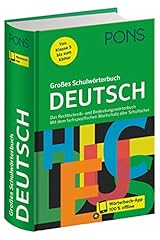 Pons großes schulwörterbuch gebraucht kaufen  Wird an jeden Ort in Deutschland