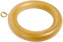 Wooden curtain rings for sale  Delivered anywhere in UK