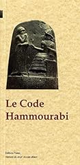 Code hammourabi d'occasion  Livré partout en Belgiqu