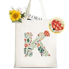 Personalized initial tote for sale  Delivered anywhere in UK