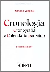 Cronologia cronografia calenda usato  Spedito ovunque in Italia 