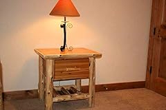 Log nightstand for sale  Delivered anywhere in USA 