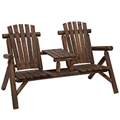 Outsunny seat wooden for sale  Delivered anywhere in USA 