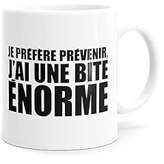 Mug humour bite d'occasion  Livré partout en France