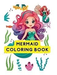 Mermaid coloring book d'occasion  Livré partout en France