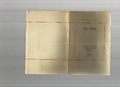 Bible chant lémek d'occasion  Livré partout en France