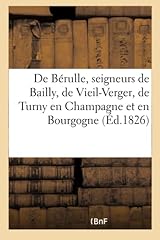 Bérulle seigneurs bailly d'occasion  Livré partout en France
