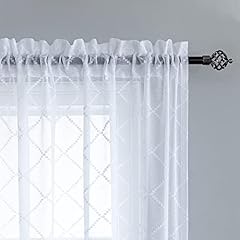 Koufall white sheer for sale  Delivered anywhere in USA 