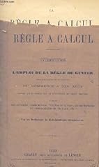 Regle calcul introduction d'occasion  Livré partout en France