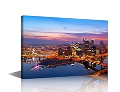 Pittsburgh skyline wall for sale  Delivered anywhere in USA 