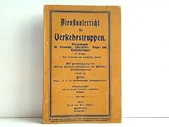 Dienstunterricht verkehrstrupp gebraucht kaufen  Wird an jeden Ort in Deutschland