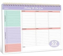 Weekly list notepad for sale  Delivered anywhere in USA 