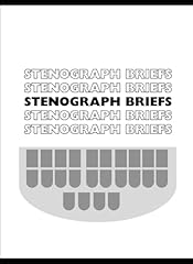 Stenograph briefs journal for sale  Delivered anywhere in USA 