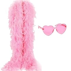 Dinghaole pink feather for sale  Delivered anywhere in UK