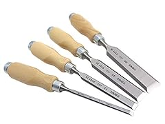 Narex (Made in Czech Republic) 4 pc set 6mm (1/4), 12 (1/2), 20 (3/4) , 26 (1 1/16) mm Woodworking Chisels 863010 by Narex for sale  Delivered anywhere in Canada