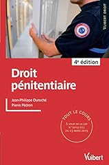 Droit pénitentiaire cours d'occasion  Livré partout en France