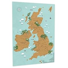 Scratch map ireland for sale  Delivered anywhere in UK