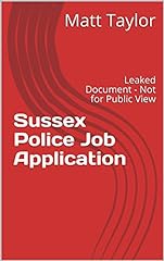 Sussex police job for sale  Delivered anywhere in UK