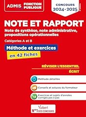Note rapport méthode d'occasion  Livré partout en France