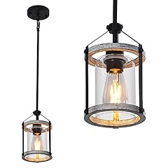 Farmhouse glass pendant for sale  Delivered anywhere in USA 