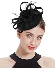 Women sinamay fascinator for sale  Delivered anywhere in UK