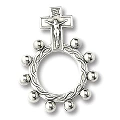 Rosary ring silver for sale  Delivered anywhere in UK