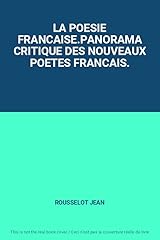 Poesie francaise.panorama crit d'occasion  Livré partout en France