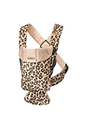 Used, BABYBJÖRN Baby Carrier Mini, Cotton, Beige/Leopard for sale  Delivered anywhere in UK