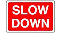 Slow safety sign for sale  Delivered anywhere in UK